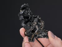 BISMUTHINITE with CASSITERITE and CHALCOPYRITE