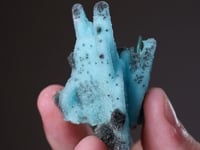 CHRYSOCOLLA ps. after MALACHITE ps. after AZURITE  with QUARTZ