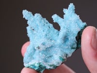 CHRYSOCOLLA ps. after MALACHITE ps. after AZURITE  with QUARTZ
