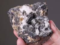 BOURNONITE with GALENA    SIDERITE and  QUARTZ