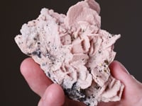 RHODOCHROSITE with GALENA   PYRITE and QUARTZ