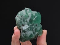 FLUORITE   on PYRITE with GEOCRONITE