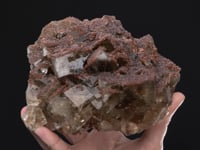 FLUORITE   with QUARTZ var. Eisenkiesel