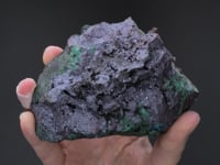 NATIVE COPPER with CUPRITE and MALACHITE