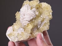 FLUORITE with BARYTE   PYRITE and QUARTZ