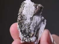 AIKINITE   and NATIVE GOLD  in QUARTZ