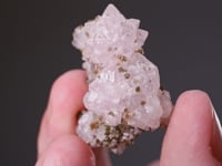 GREIFENSTEINITE with ZANAZZIITE   EOSPHORITE and Rose QUARTZ