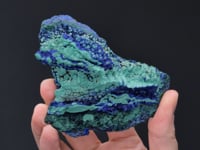 MALACHITE   with AZURITE