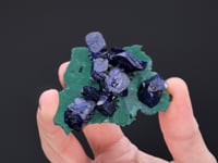 AZURITE on MALACHITE