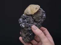 CALCITE with GALENA  and SPHALERITE