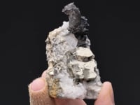 NATIVE SILVER   with PYRITE