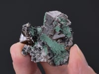 WULFENITE with ZINCOLIVENITE   DOLOMITE and TENNANTITE