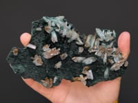 BARYTE   with MALACHITE