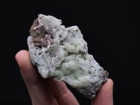 PREHNITE   with NATIVE COPPER