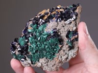 MALACHITE Ps. After AZURITE with AZURITE