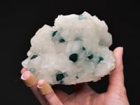 CALCITE   with MALACHITE