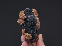 DOLOMITE and QUARTZ  on HEMATITE var. Specularite