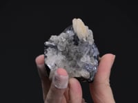 ANGLESITE with FLUORITE   GALENA and SPHALERITE
