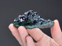 AZURITE   on MALACHITE