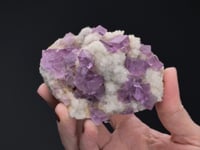 FLUORITE   with QUARTZ