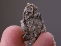 NATIVE SILVER   with CALCITE