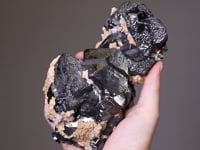 SPHALERITE with CALCITE