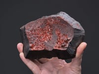 QUARTZ Var. EISENKIESEL on HEMATITE