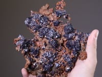 CUPRITE on NATIVE COPPER