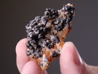 HESSITE on QUARTZ