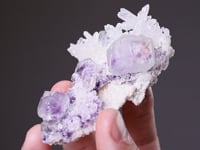FLUORITE with QUARTZ