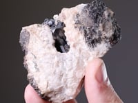 STEPHANITE with PYRARGYRITE and DOLOMITE