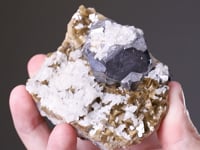 GALENA with SPHALERITE and CALCITE
