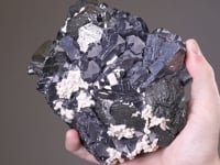 GALENA with SPHALERITE and CALCITE
