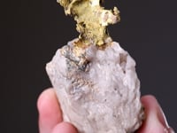 GOLD on QUARTZ