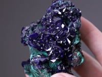 AZURITE with MALACHITE