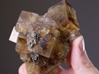 FLUORITE with PYRITE