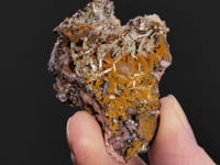 TSUMCORITE and MIMETITE on QUARTZ