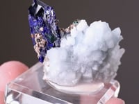 AZURITE with CALCITE