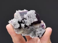 FLUORITE with CALCITE