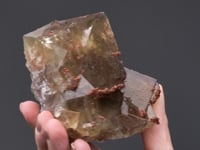 FLUORITE with QUARTZ var. Eisenkiesel