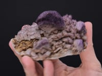 FLUORITE on CALCITE