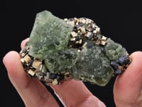 FLUORITE with SPHALERITE, GALENA and PYRITE
