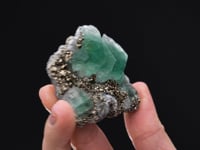 FLUORITE with PYRITE