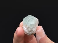 FLUORITE on QUARTZ