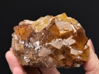 FLUORITE with CALCITE