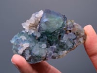 FLUORITE with QUARTZ