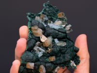 BARYTE with MALACHITE