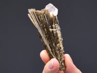 FLUORITE on EPIDOTE