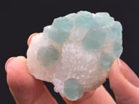 FLUORITE on CALCITE