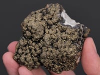 PYRITE on SIDERITE